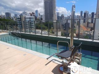 Pé na Areia na Barra: Studio com Vista Mar no Ocean Barra