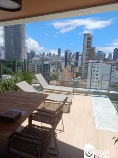 Pé na Areia na Barra: Studio com Vista Mar no Ocean Barra