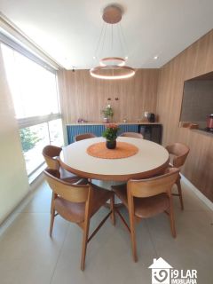 Alto Padrão no Aquarius: 3 Suítes, 126m² e Varanda Gourmet