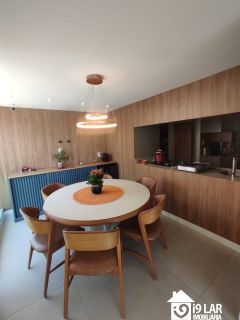 Alto Padrão no Aquarius: 3 Suítes, 126m² e Varanda Gourmet