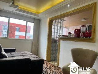 Apartamento Sofisticado com Iluminação Planejada, 2 Quartos e Semi-Mobiliado