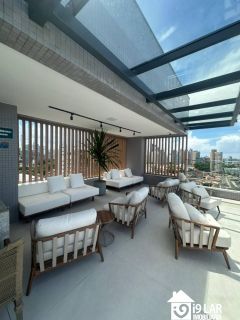 Apartamento 2 suítes na Barra com vista mar, andar alto e 2 vagas no Signature