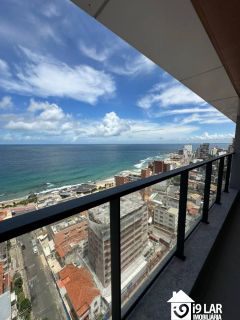 Apartamento 2 suítes na Barra com vista mar, andar alto e 2 vagas no Signature