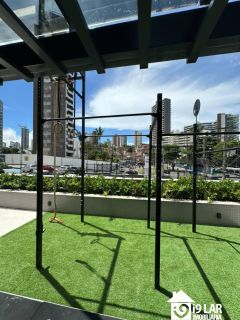 Apartamento 2 suítes na Barra com vista mar, andar alto e 2 vagas no Signature