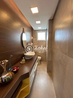 Apartamento 3/4 nascente com planejados e ar-condicionado à venda em Pitangueiras