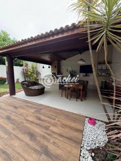 Casa 4/4 nascente com energia solar à venda no Condomínio Foz do Joanes