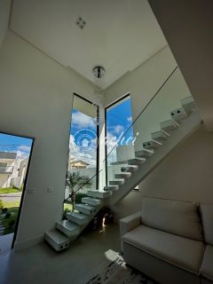 Casa 3 suítes à venda no estilo porteira fechada em Hortoville