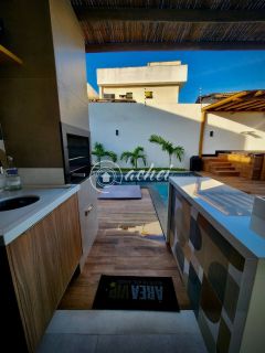 Casa 3 suítes à venda no estilo porteira fechada em Hortoville