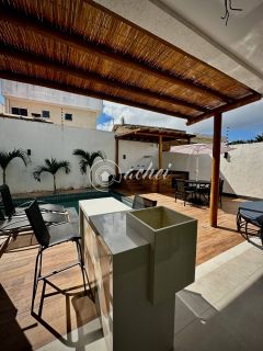 Casa 3 suítes à venda no estilo porteira fechada em Hortoville