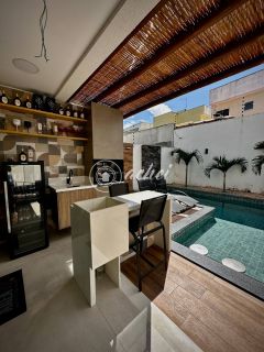 Casa 3 suítes à venda no estilo porteira fechada em Hortoville