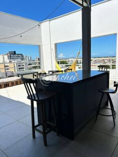 Cobertura 3/4 com Área Gourmet em Pitangueiras