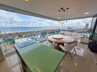 Apartamento 3/4 com vista frontal para o mar em Patamares