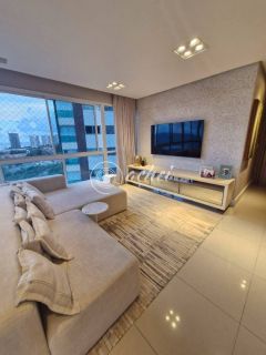 Apartamento 3/4 com vista frontal para o mar em Patamares