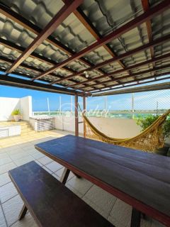 Aluga-se cobertura com linda vista para o mar - SEM MOBILIA