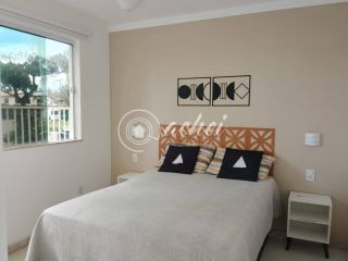 Apartamento térreo porteira fechada ao lado da praia de Vilas do Atlântico