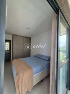 Apartamento 2 Quartos (1 Suíte) Frente Mar no Beach Class Jaguaribe