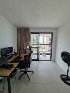 Apartamento 2 Quartos (1 Suíte) Frente Mar no Beach Class Jaguaribe