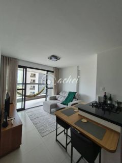 Apartamento 2 Quartos (1 Suíte) Frente Mar no Beach Class Jaguaribe