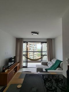 Apartamento 2 Quartos (1 Suíte) Frente Mar no Beach Class Jaguaribe