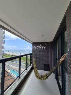 Apartamento 2 Quartos (1 Suíte) Frente Mar no Beach Class Jaguaribe