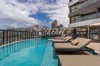 Apartamento 2 Quartos (1 Suíte) Frente Mar no Beach Class Jaguaribe