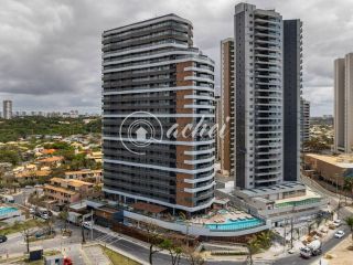 Apartamento 2 Quartos (1 Suíte) Frente Mar no Beach Class Jaguaribe