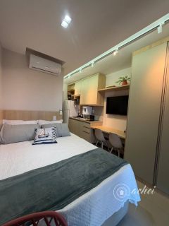 Studio Mobiliado na Pituba: Conforto, Modernidade e Lazer Completo!