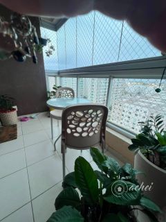Apartamento 3 Quartos com Suíte, Nascente Total e Varanda no Torres do Atlântico – 72 m²