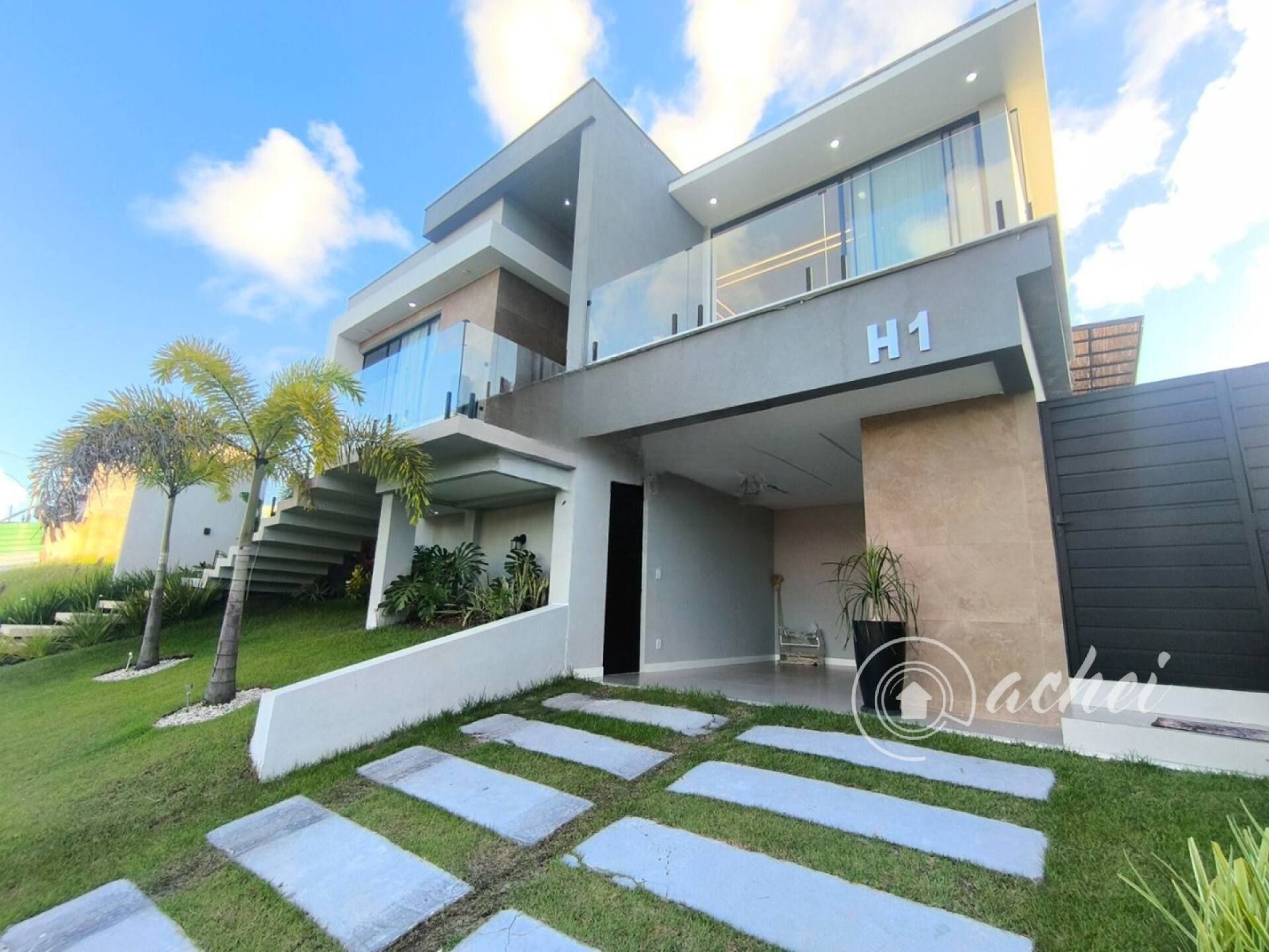Casa com planejados, 3 Suítes e Espaço Gourmet  no Alphaville Litoral Norte 3