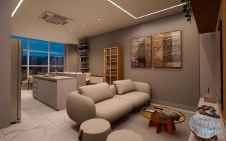 Flat para vender com 1 quarto no bairro Balneário Perequê em Porto Belo
