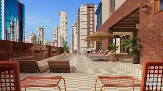 Apartamento Frente Mar 4 suítes Meia Praia em Itapema