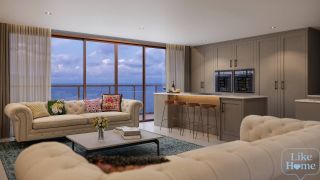 Apartamento Frente Mar 4 suítes Meia Praia em Itapema