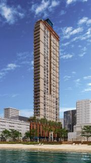 Apartamento Frente Mar 4 suítes Meia Praia em Itapema