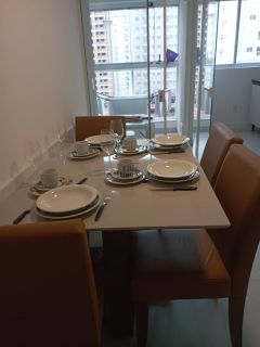 Apartamento Para Temporada com 2 quartos 1 suítes no bairro Morretes em Itapema