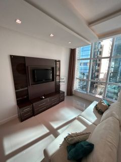 Apartamento frente mar a 50 metros da praia, totalmente mobiliado e com 3 suítes