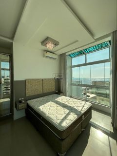 Apartamento frente mar a 50 metros da praia, totalmente mobiliado e com 3 suítes