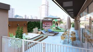 Apartamento Para Vender na planta perto do mar  com escritório, com 2 quartos 1 suítes no bairro Morretes em Itapema