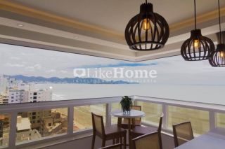 Apartamento para temporada quadra mar, a 70 m da praia em Meia Praia, Itapema, 4 suítes, churrasqueira, até 10 pessoas