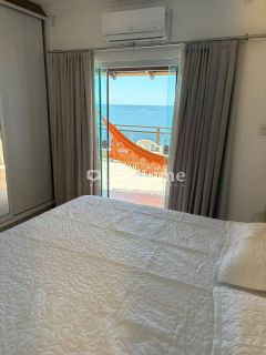 Cobertura duplex frente mar para temporada em Meia Praia, Itapema, terraço com churrasqueira, 4 dormitórios, até 12 pessoas