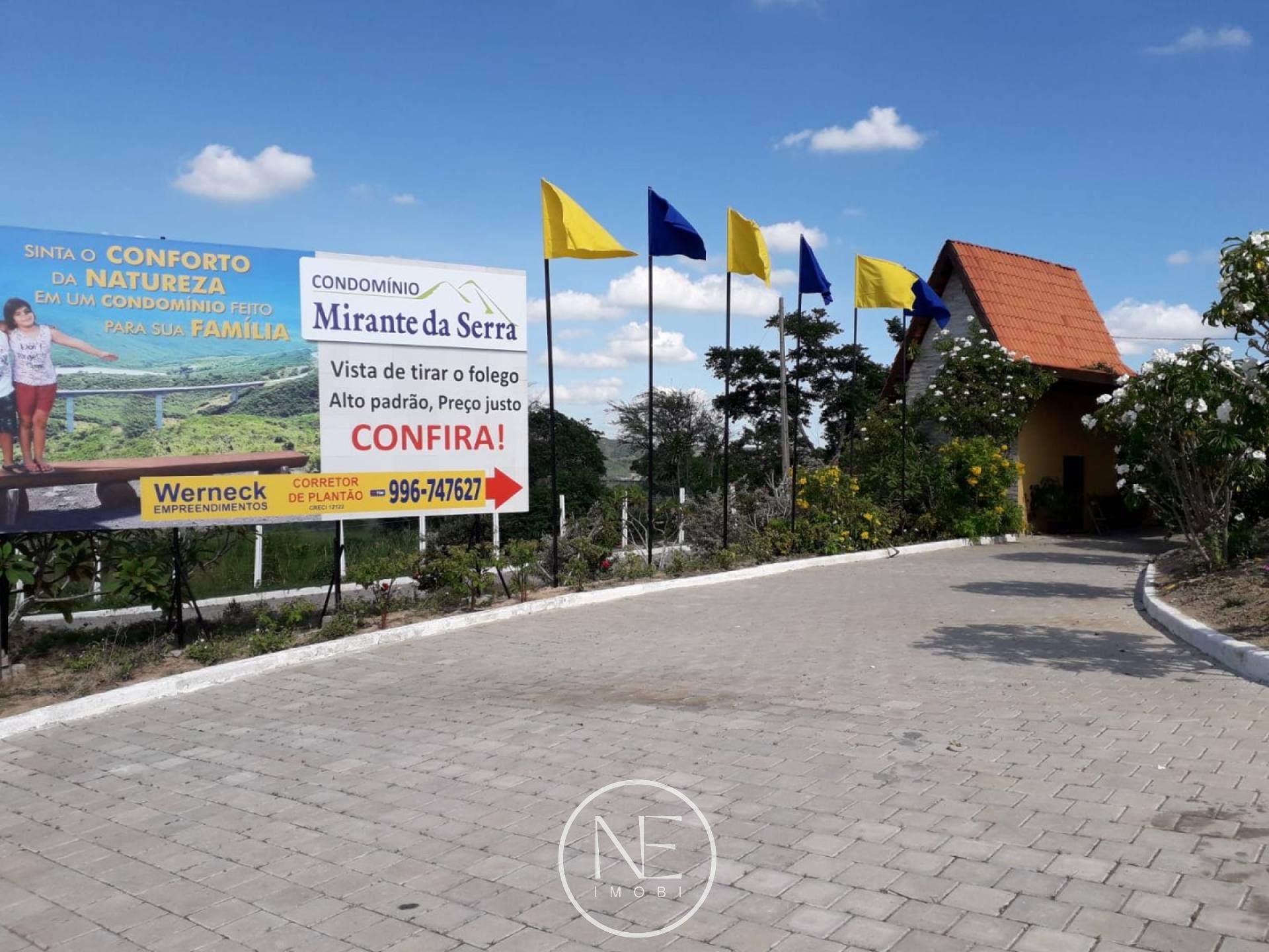 Lotes disponíveis para venda no Condomínio Mirante da Serra na cidade de Gravata - Pernambuco.
