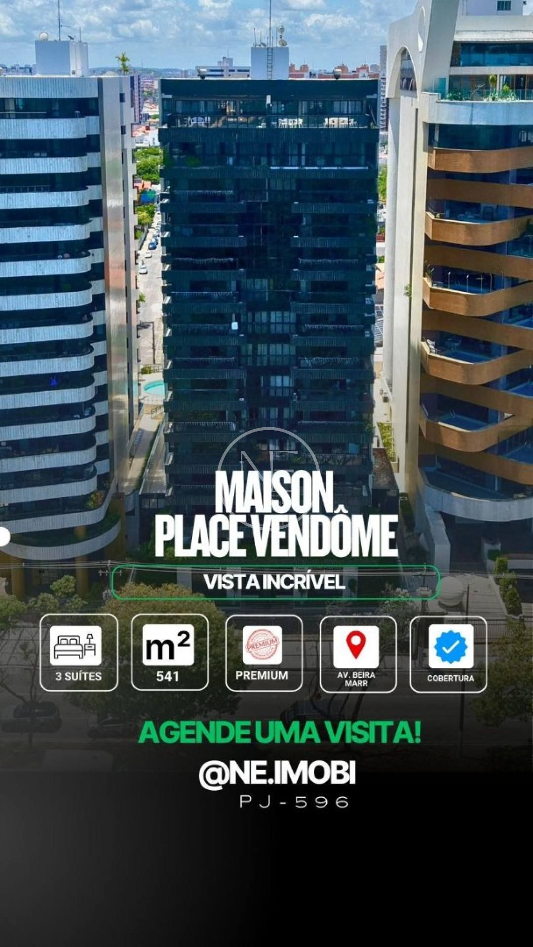 Vendo ou Alugo Cobertura no Maison Place Vendôme