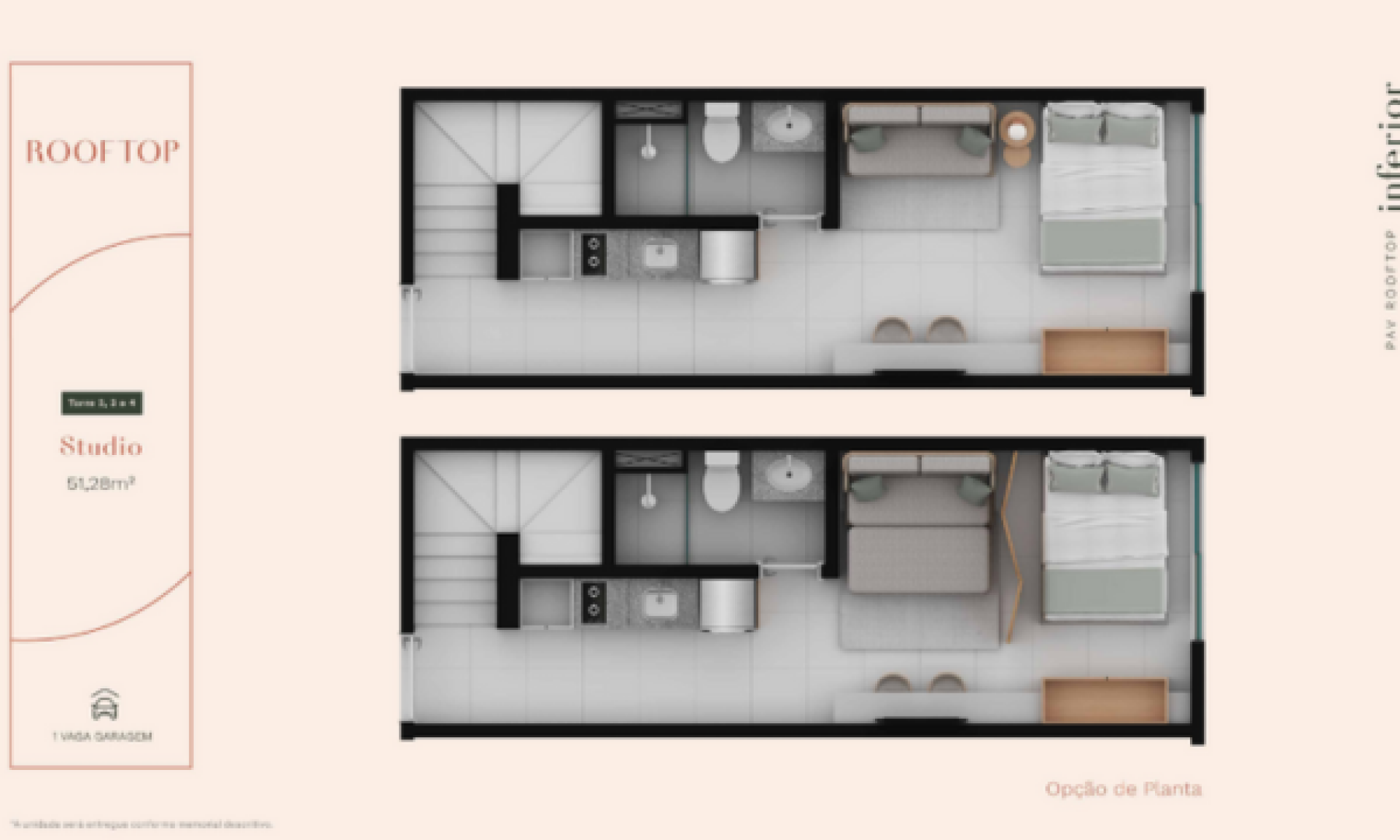 BOULEVARD ROOFTOP CARNEIROS - R$ 547.000,00 - Última unidade