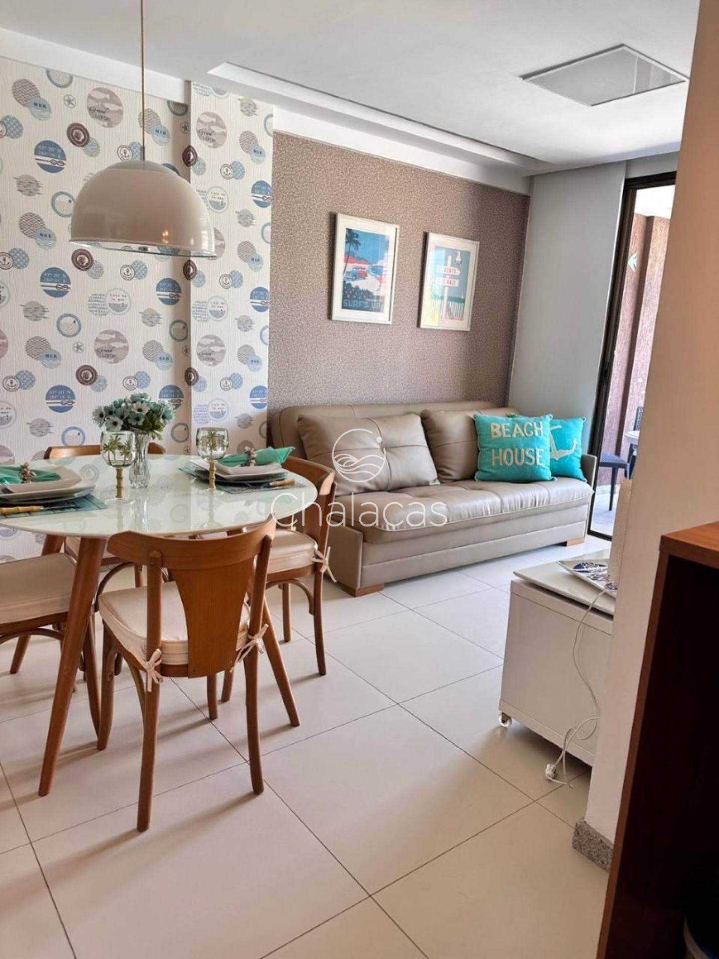 VENDA - 2 Qts 60m² - Muro Alto - Beira Mar Flat Térreo