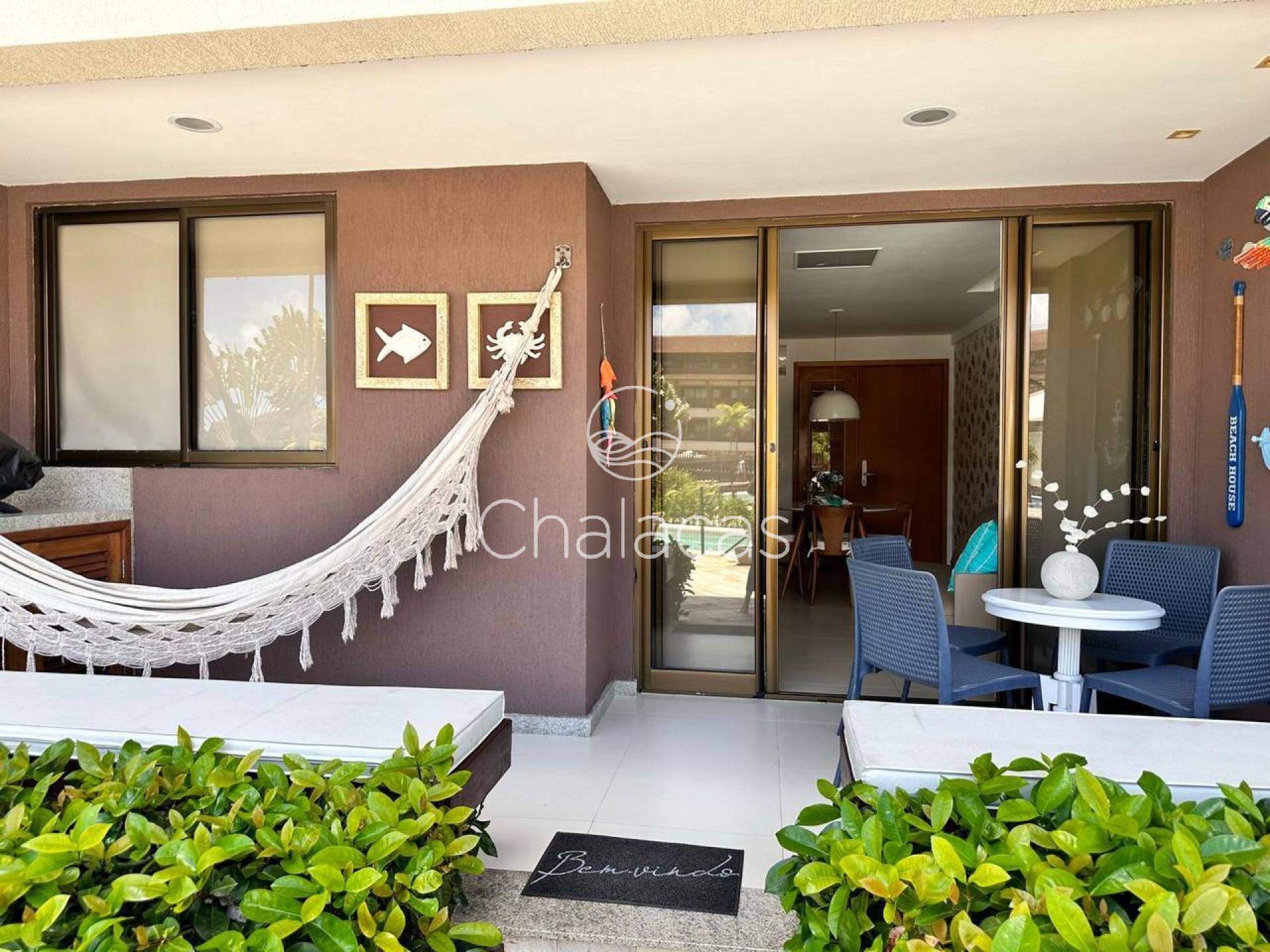 VENDA - 2 Qts 60m² - Muro Alto - Beira Mar Flat Térreo