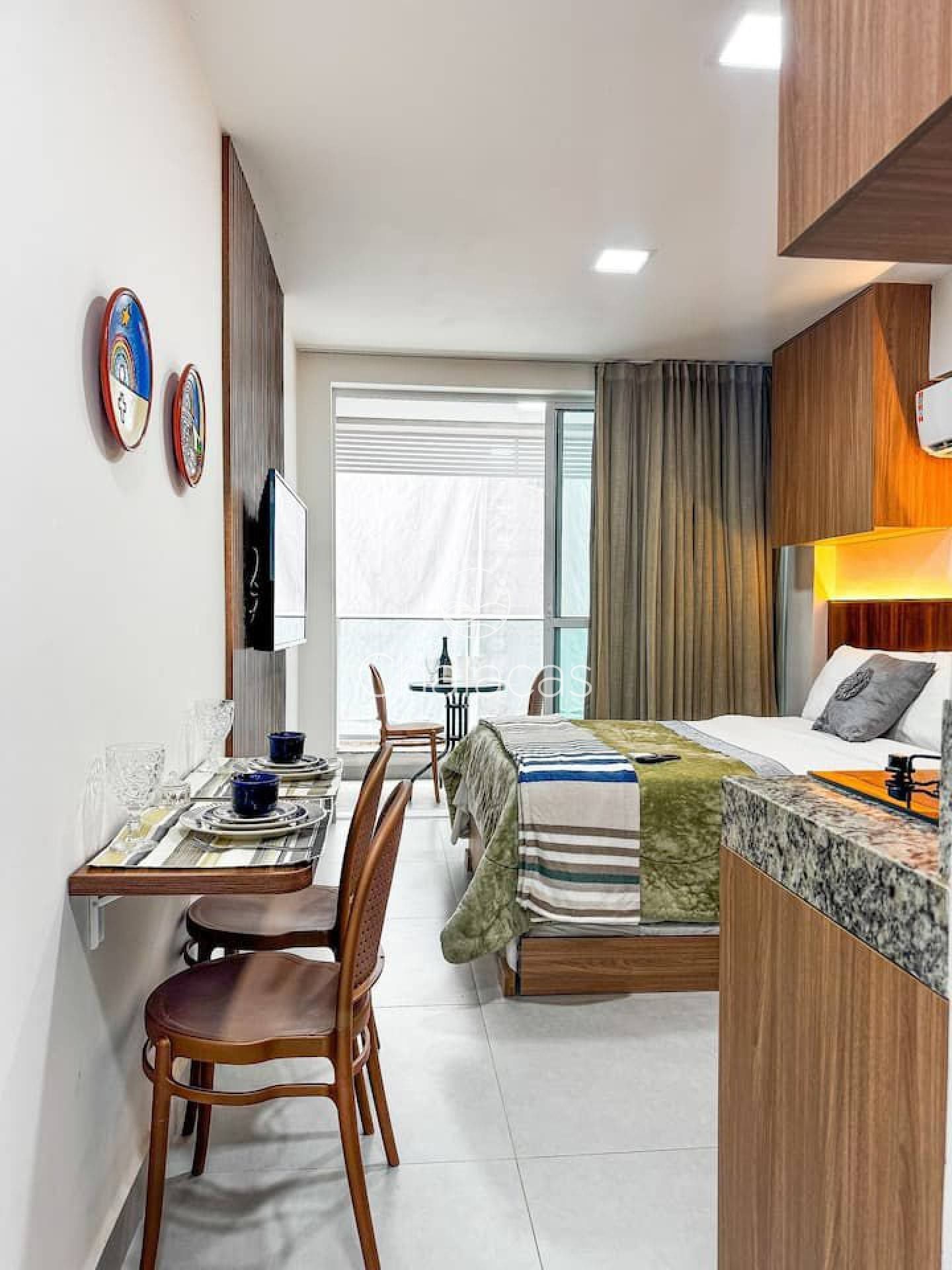 VENDA –STUDIO -22,46M ²- Nixxus I em Porto de Galinhas – 100% Mobiliado e Equipado (Tudo Novo!)