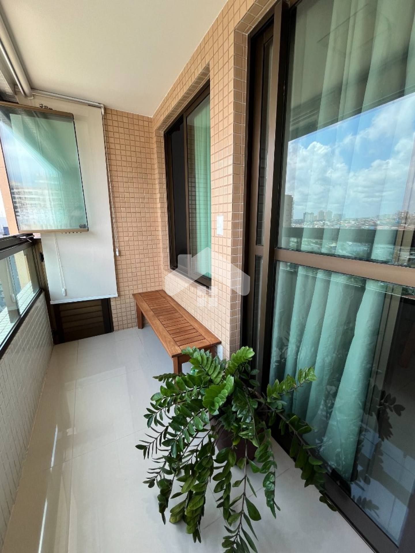 Apartamento mobiliado 1/4, 1 vaga, Serra dos Corais Residence - Jardim Armação