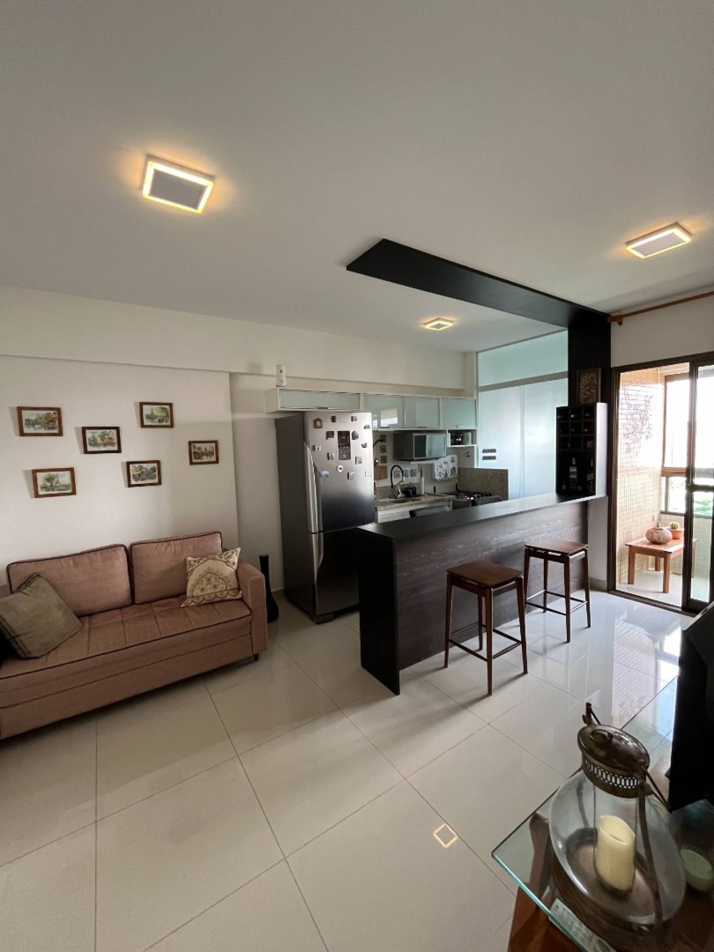 Apartamento mobiliado 1/4, 1 vaga, Serra dos Corais Residence - Jardim Armação
