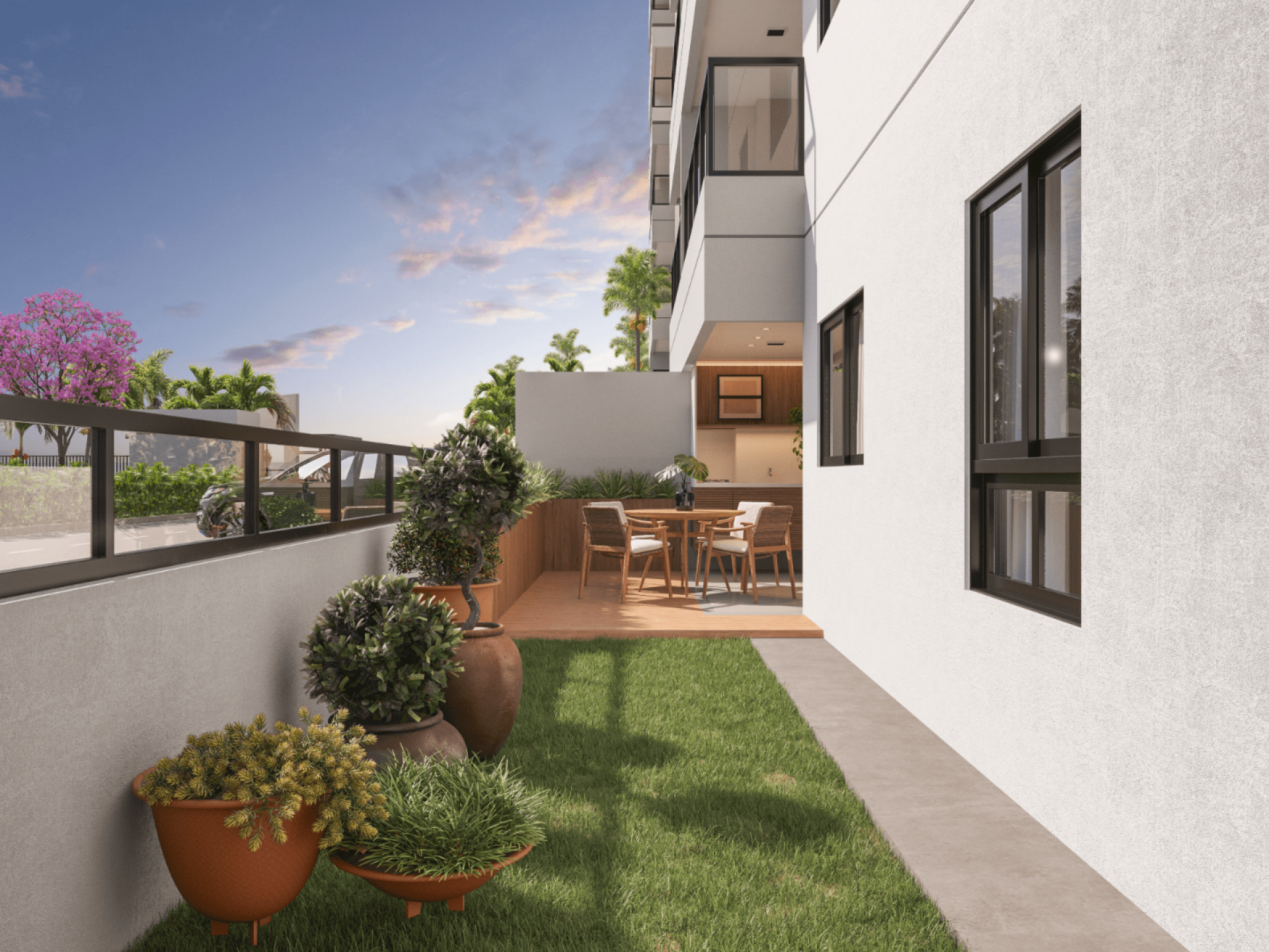 Apartamento de 3 quartos Terréo com Giardino Para Vender no Condominio Maralto
