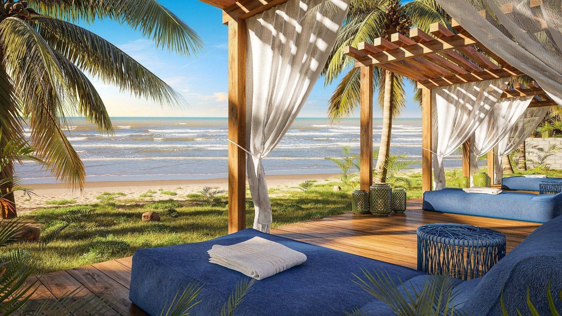 Lote pé na areia na ultima quadra do Malibu Beach Residence/ Barra dos Coqueiros