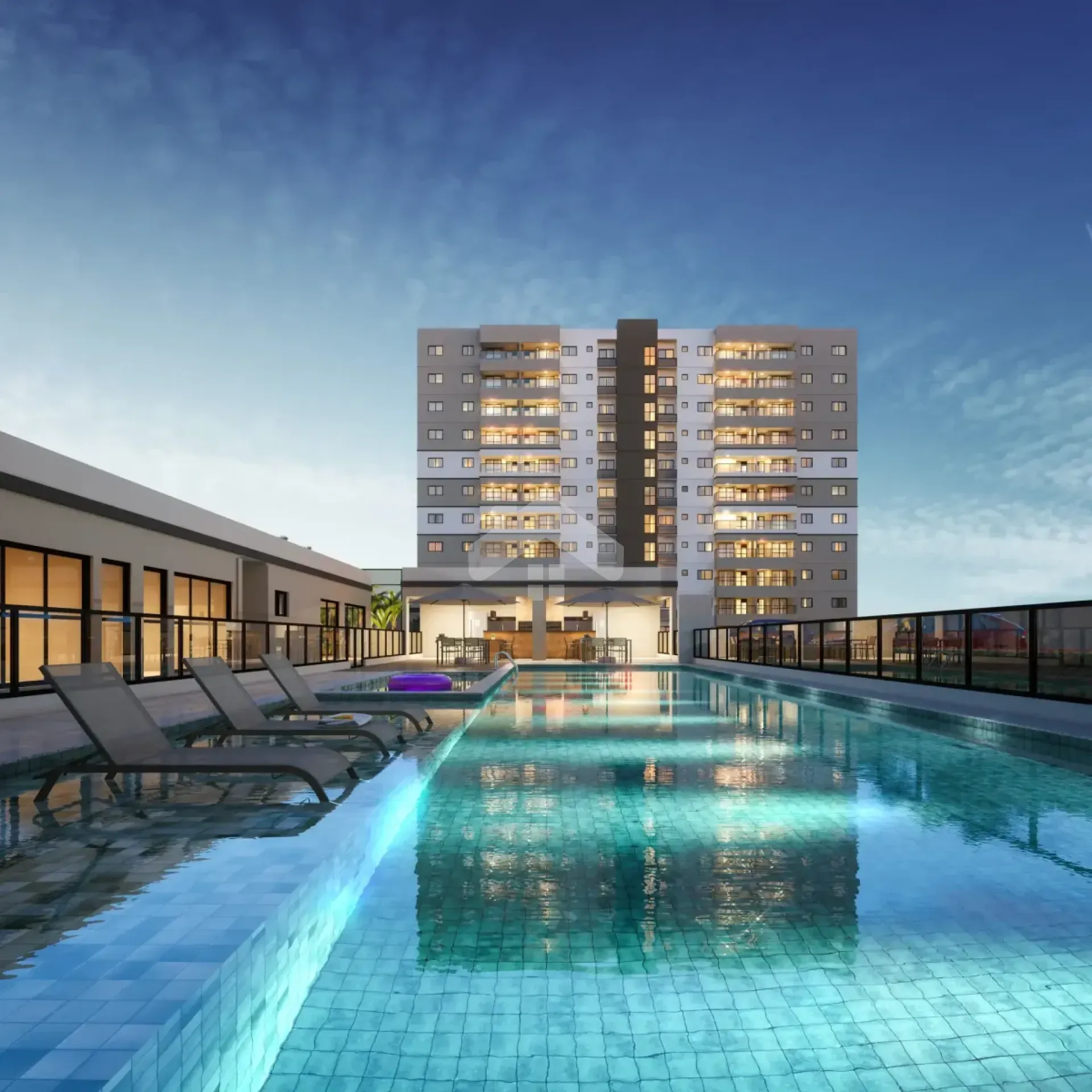 Apartamento Para Vender com 2 quartos 1 suíte no Condominio Luzitá